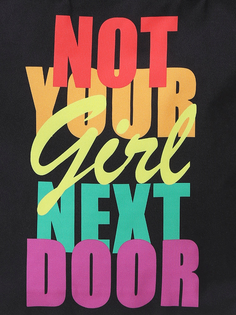 Misbu Black Shopper Bag