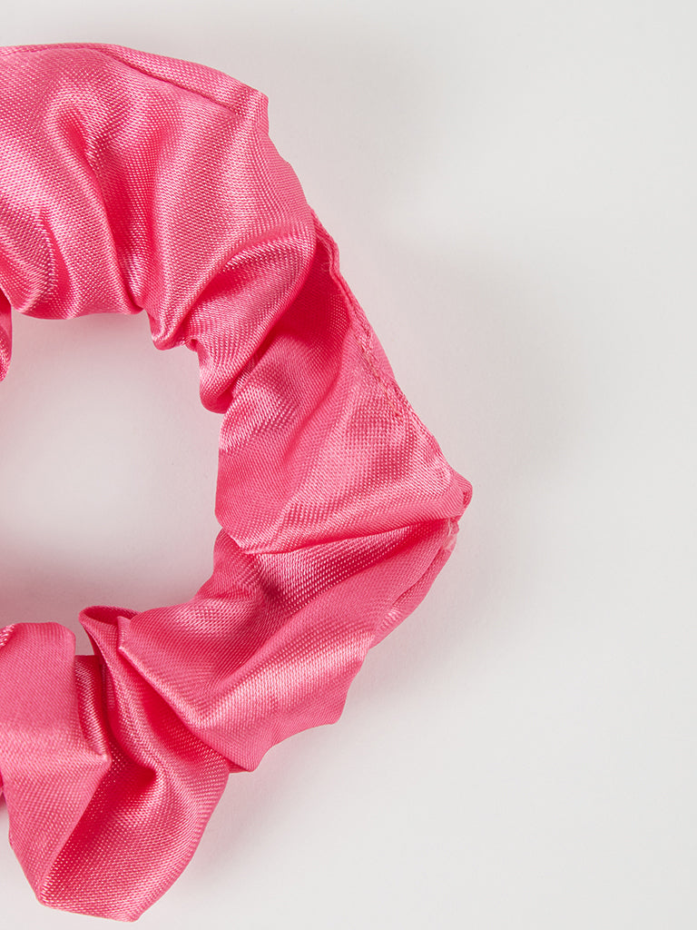 Misbu Yellow and Pink Scrunchies - Set of 2