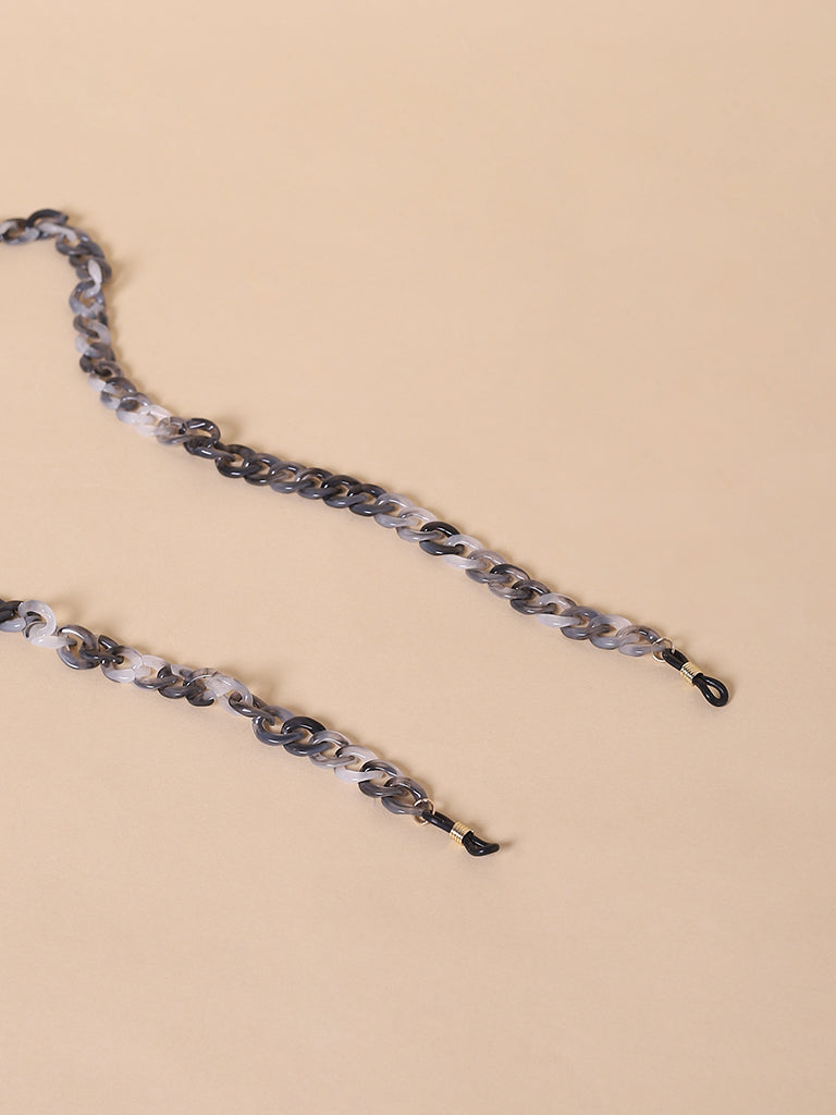 Misbeliv Grey Acrylic Linked Sunglasses Chain