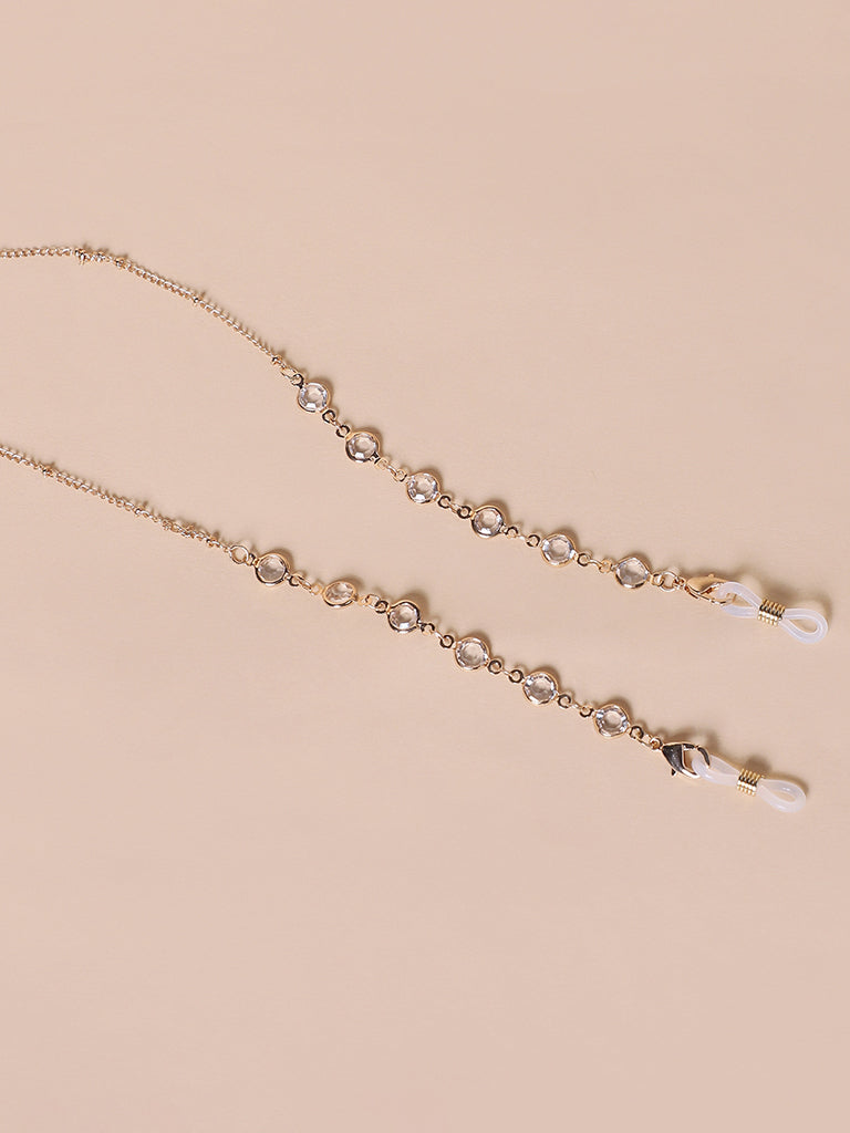 Misbeliv Gold And Stone Sunglasses Chain