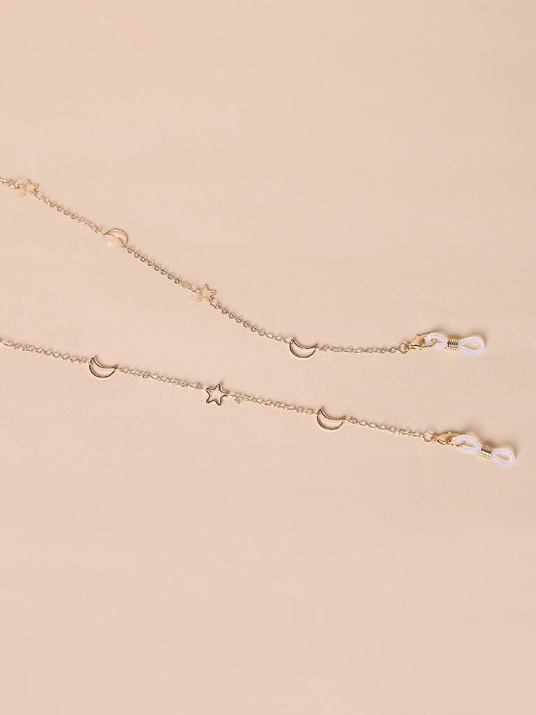 Misbeliv Gold Star Sunglasses Chain
