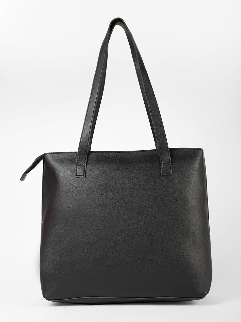 Misbu Black Insulated Tote Bag