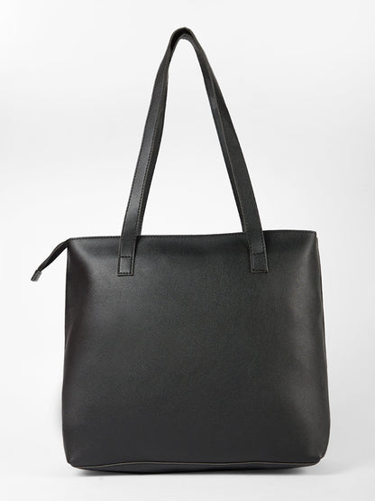 Misbu Black Insulated Tote Bag