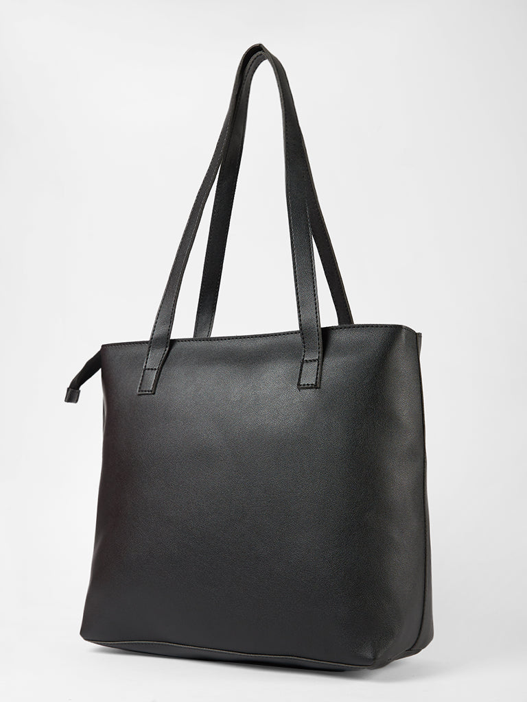 Misbu Black Insulated Tote Bag
