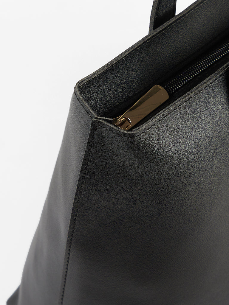 Misbu Black Insulated Tote Bag