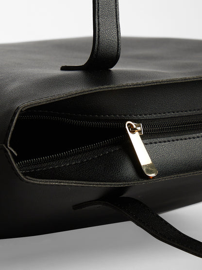 Misbu Black Insulated Tote Bag