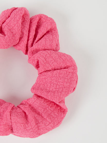 Misbu Yellow and Pink Scrunchies - Set of 2