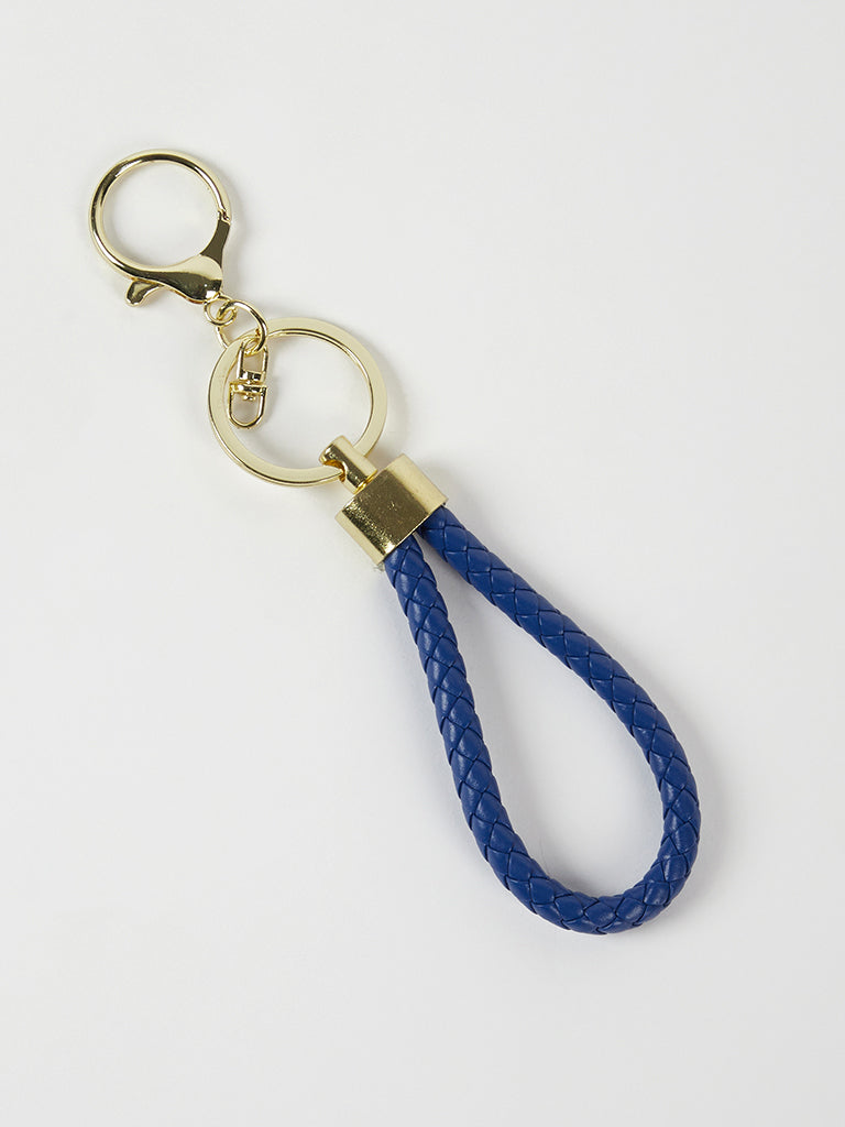 Misbu Braided Blue Bag Charm
