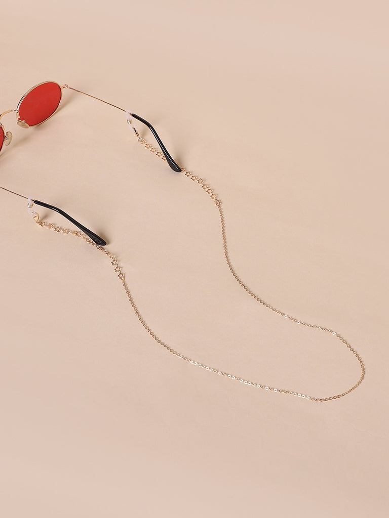 Misbeliv Sunglass Abstract Gold Sunglasses Chain