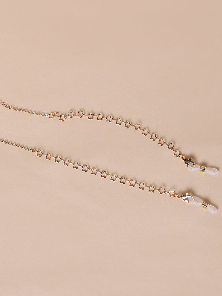 Misbeliv Sunglass Abstract Gold Sunglasses Chain