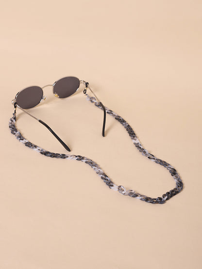 Misbeliv Grey Acrylic Linked Sunglasses Chain