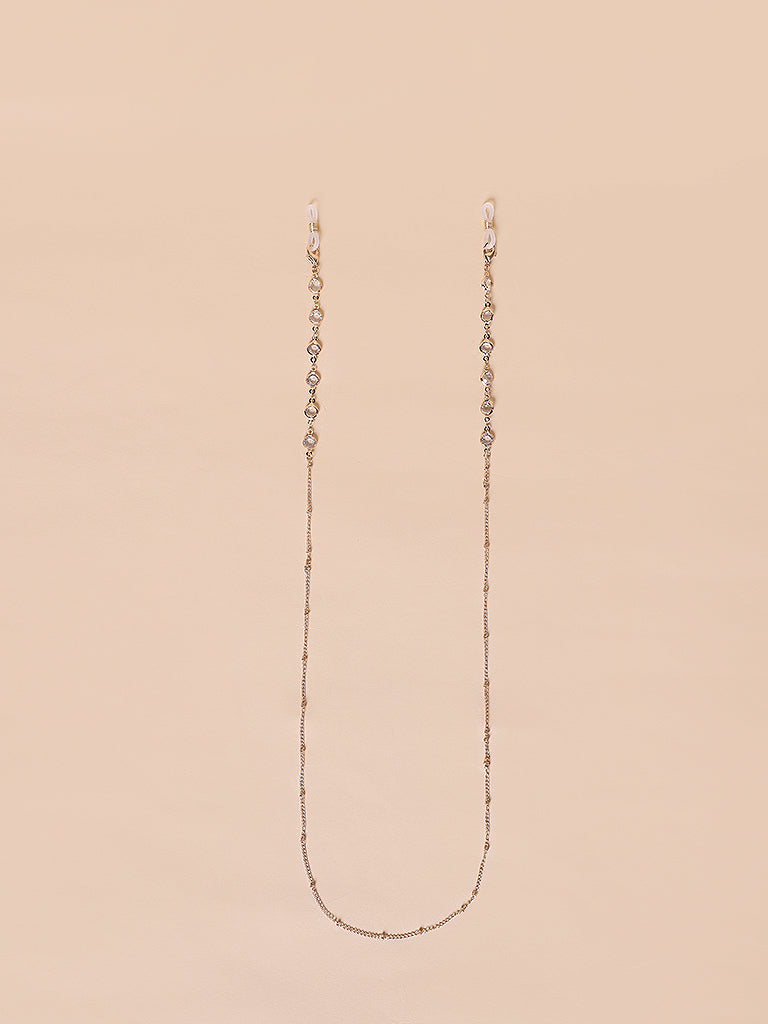 Misbeliv Gold And Stone Sunglasses Chain