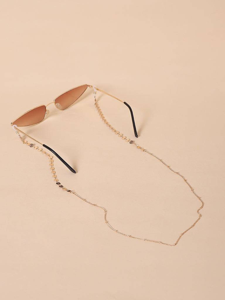 Misbeliv Gold-Toned Sequence Sunglasses Chain