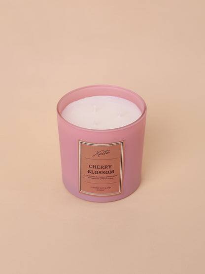 Xcite Pink Cherry Blossom Soy-Blend Candle 400g