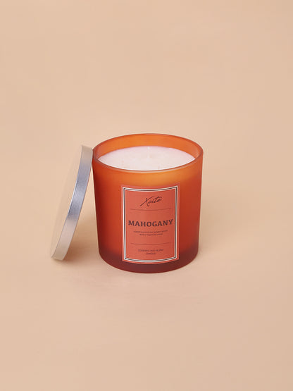 Xcite Burnt Orange Mahagony Soy-Blend Candle 400g