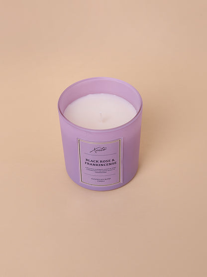 Xcite Lilac Black Rose & Frankincense Soy-Blend Candle 200g