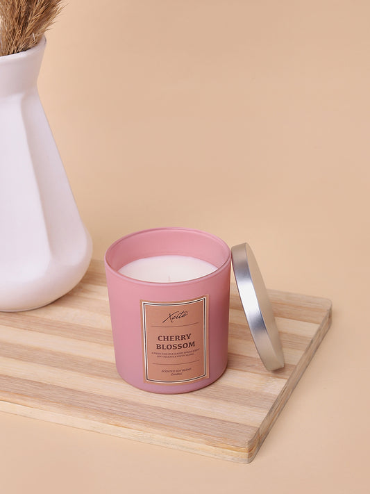 Xcite Pink Cherry Blossom Soy-Blend Candle 200g