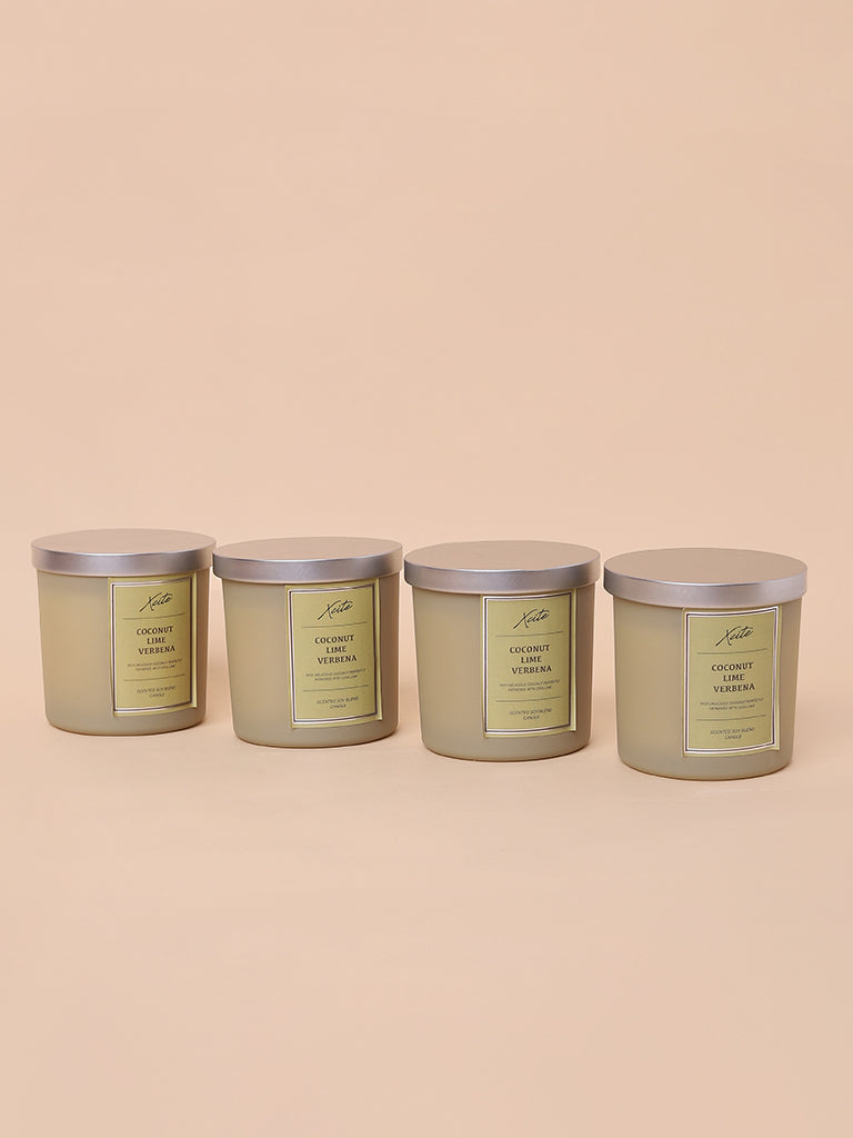 Xcite Green Coconut, Lime & Verbena Soy-Blend Candle 200g