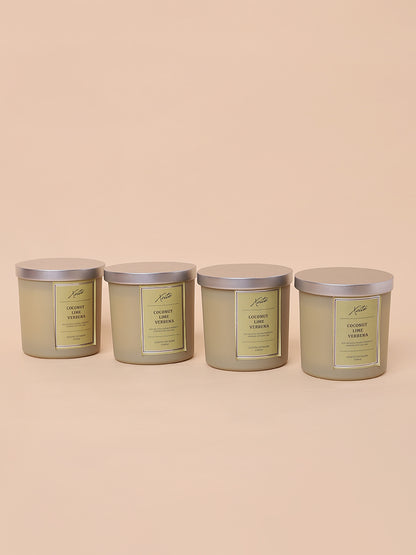 Xcite Green Coconut, Lime & Verbena Soy-Blend Candle 200g