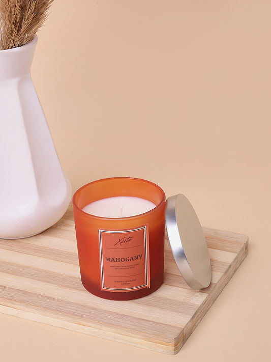 Xcite Burnt Orange Mahagony Soy-Blend Candle 200g