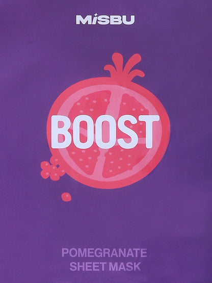 MISBU Boost Sheet Mask -l Pomegranate
