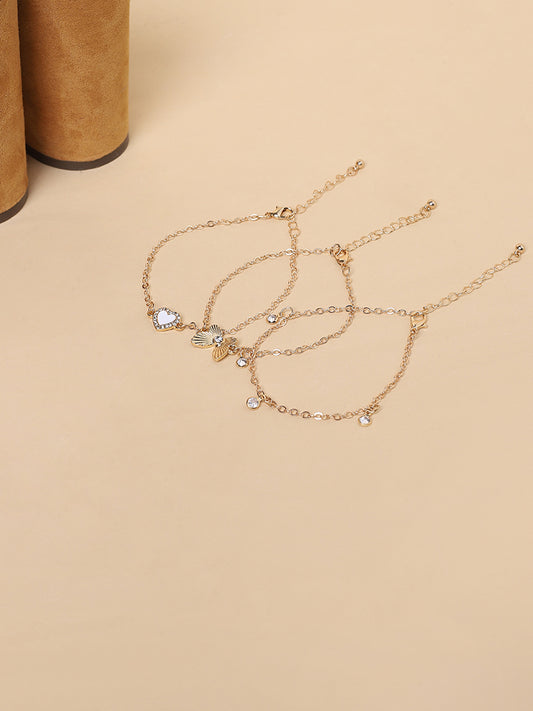 Misbu Assorted Gold-Tone Bracelet