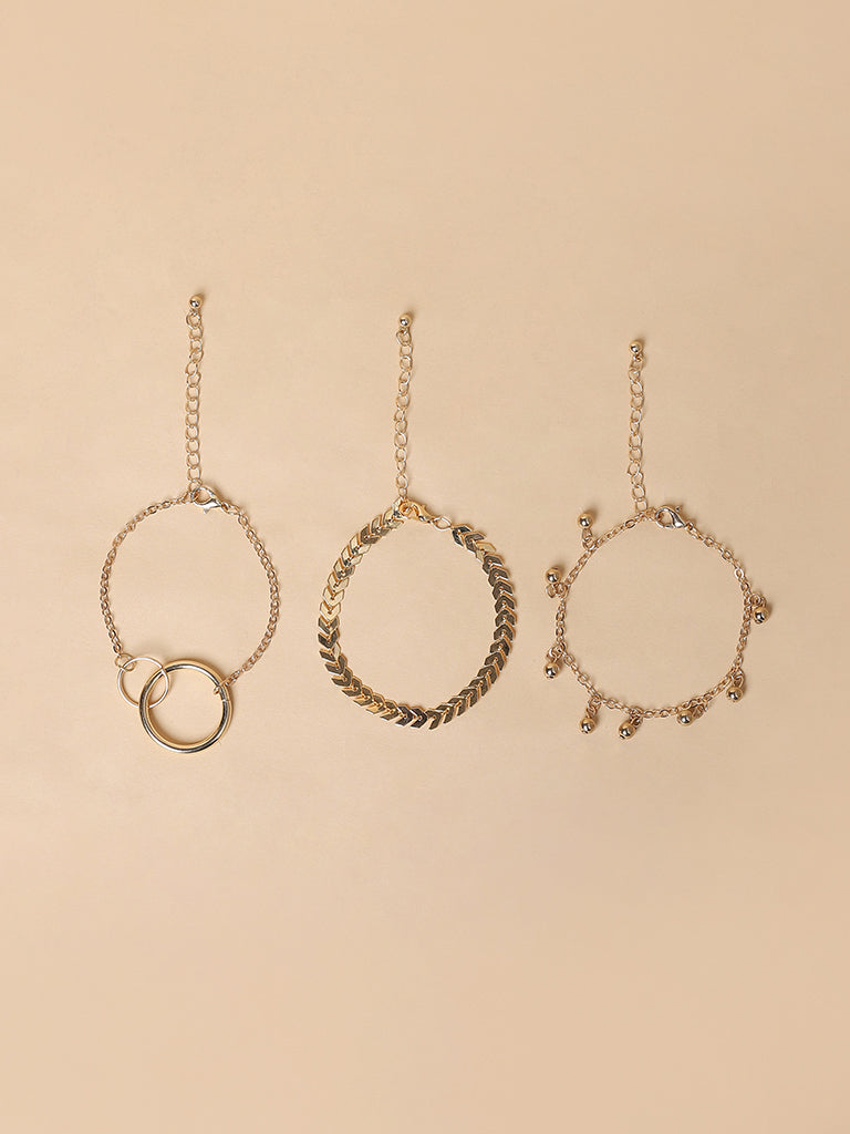 Misbu Assorted Gold-Tone Bracelet