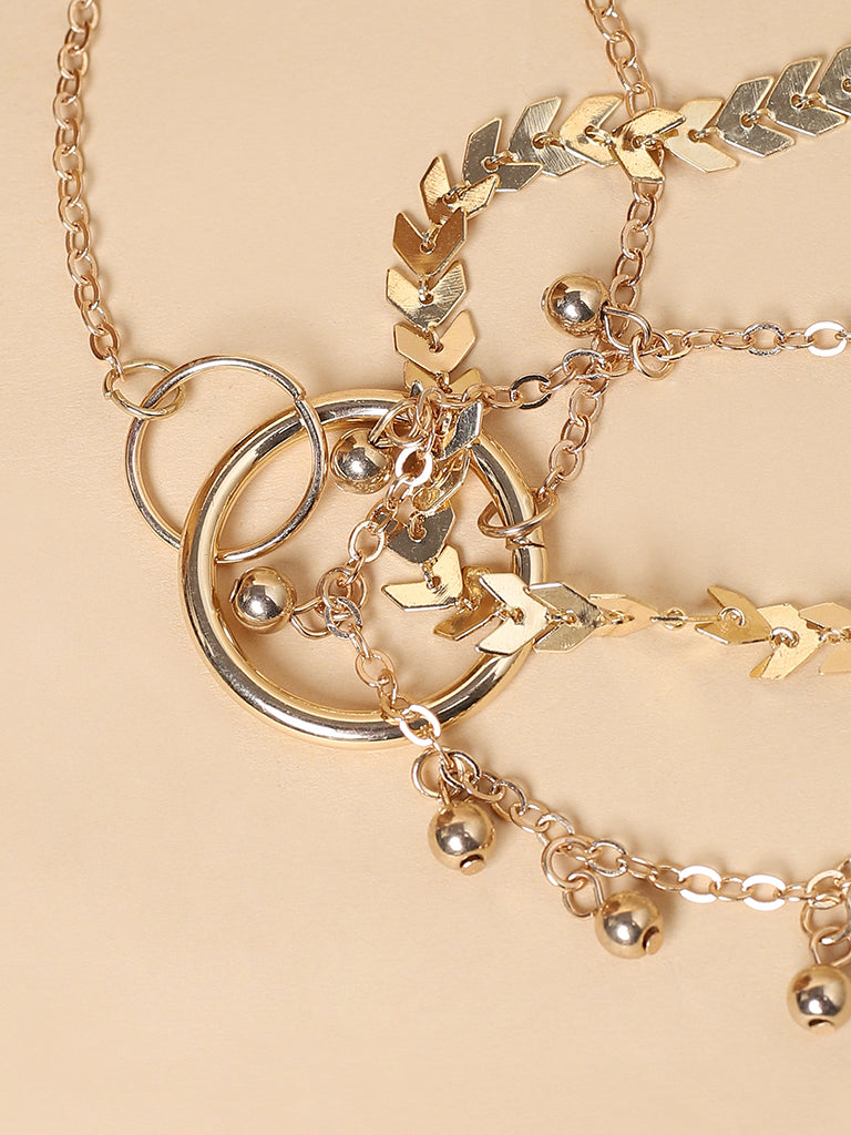 Misbu Assorted Gold-Tone Bracelet