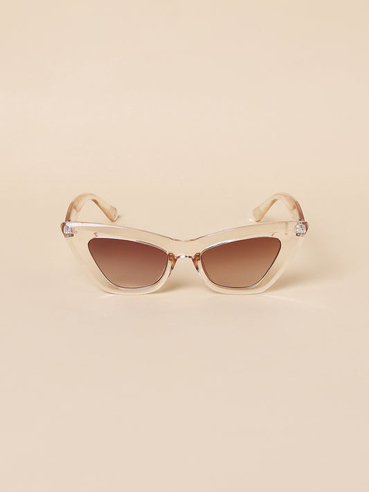 Misbu Xclusive Brown Cateye Sunglasses