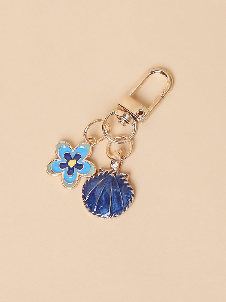 Misbu Blue Shell Bag Charm