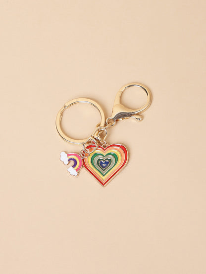 Misbu Yellow Heart Bag Charm