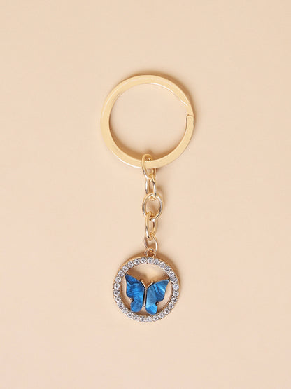 Misbu Blue Butterfly Bag Charm