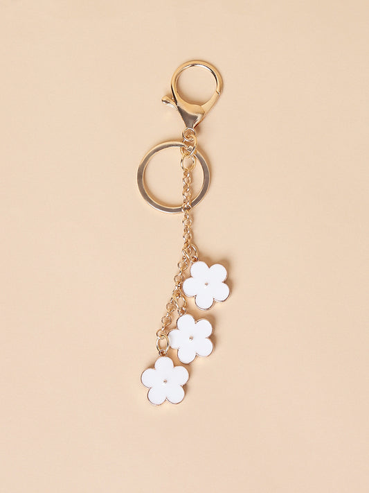 Misbu White Daisy Bag Charm