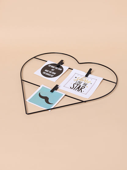 Misbu Black Small Heart Grid Frame