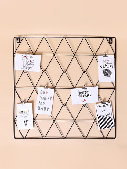 Misbu Black Rectangle Shape Grid Frame