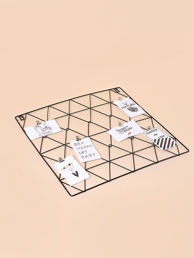 Misbu Black Rectangle Shape Grid Frame