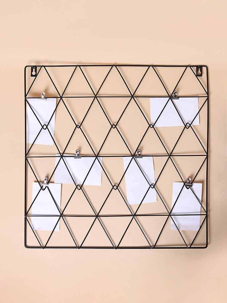 Misbu Black Rectangle Shape Grid Frame