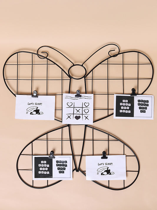 Misbu Black Butterfly Shape Grid Frame