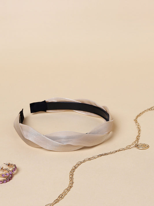 Misbu Brown Hard Hairband