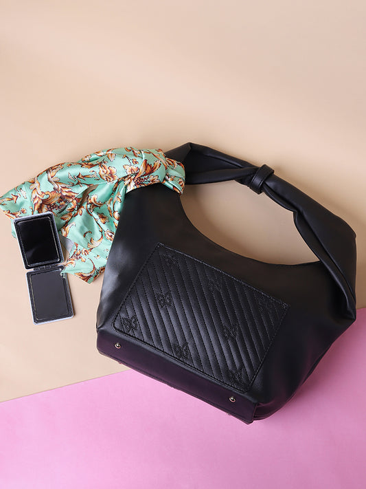 Misbu Black Butterfly Tote Bag