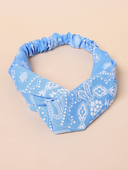 Misbu Blue Floral Hair Band