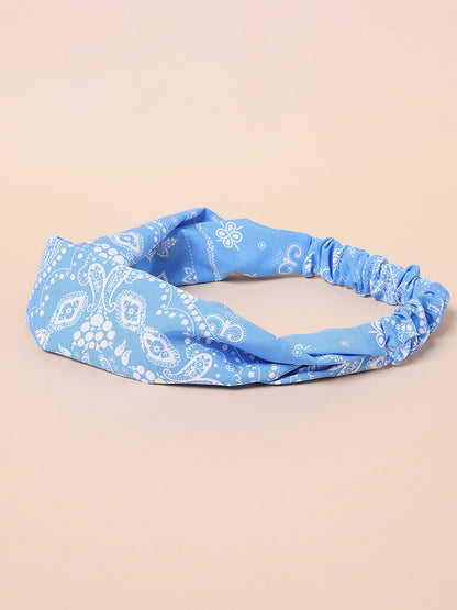 Misbu Blue Floral Hair Band