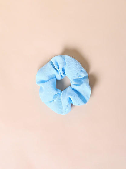 Misbu Blue Floral & Pleated Hard Hair band - Set of 2